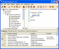 Project Analyzer screenshot